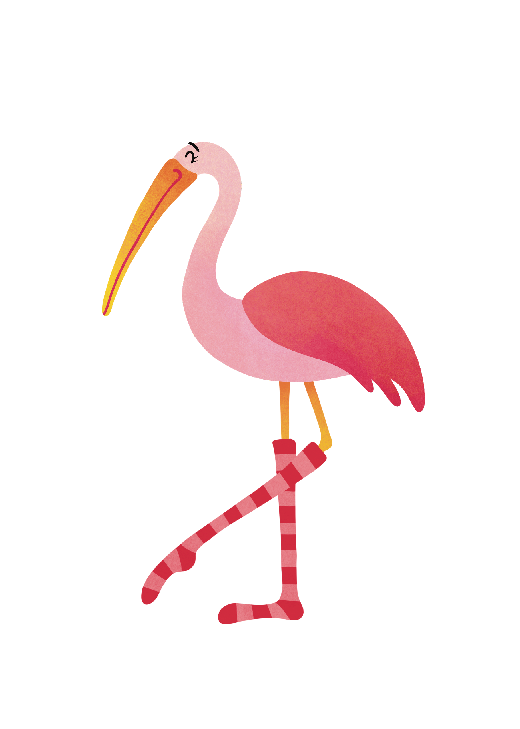 Varme fødder flamingo