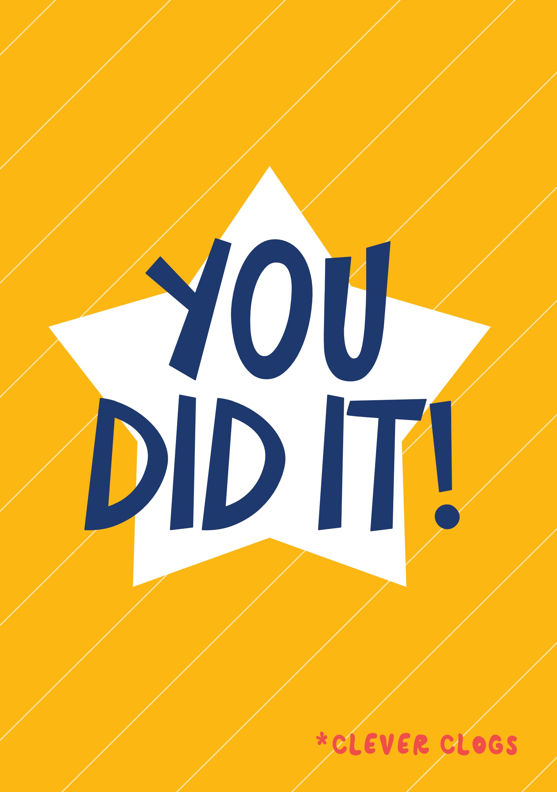 You Did It