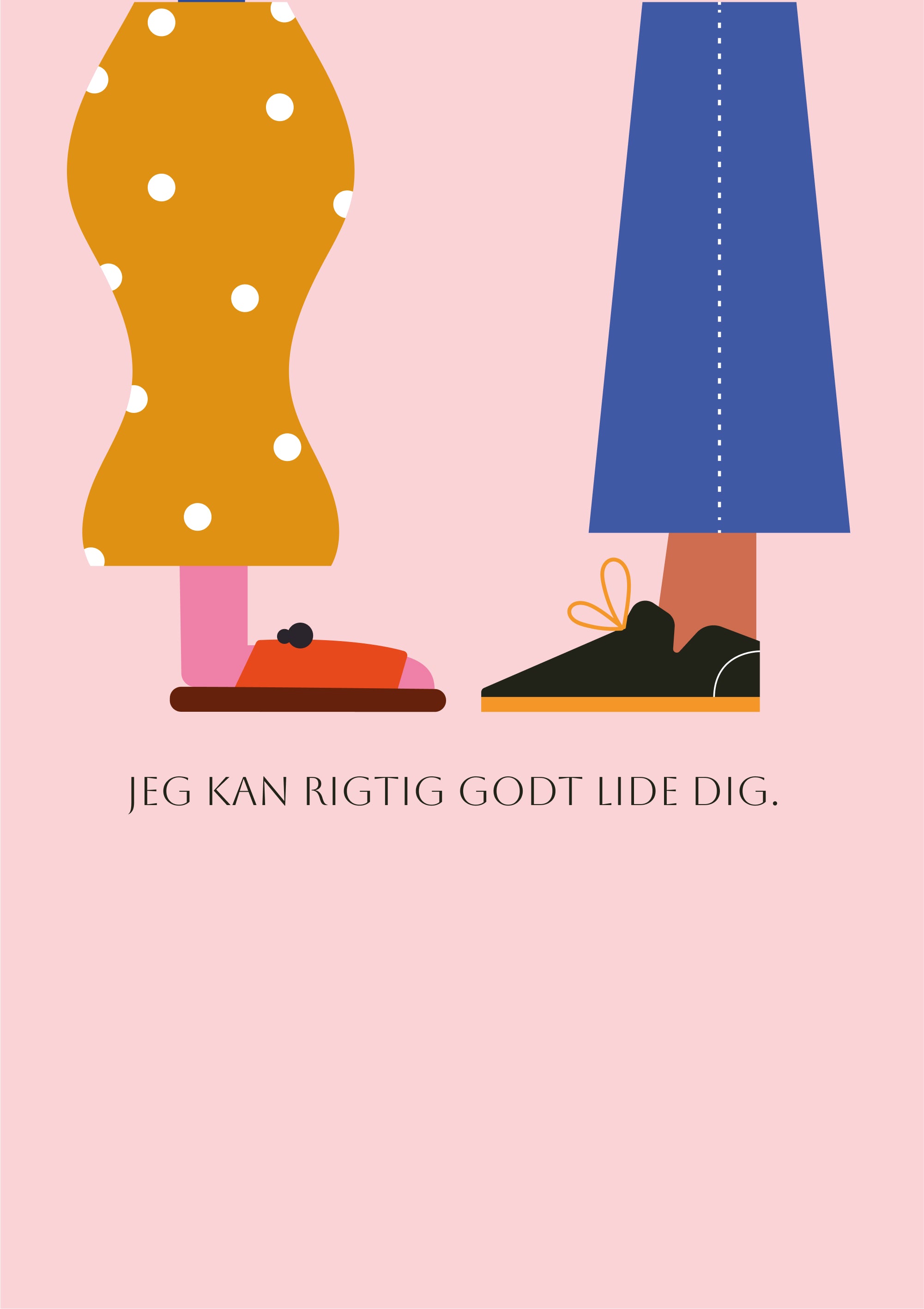 Jeg kan rigtig godt lide dig kort. Valentinsdag. Bare fordi. Kærlighed