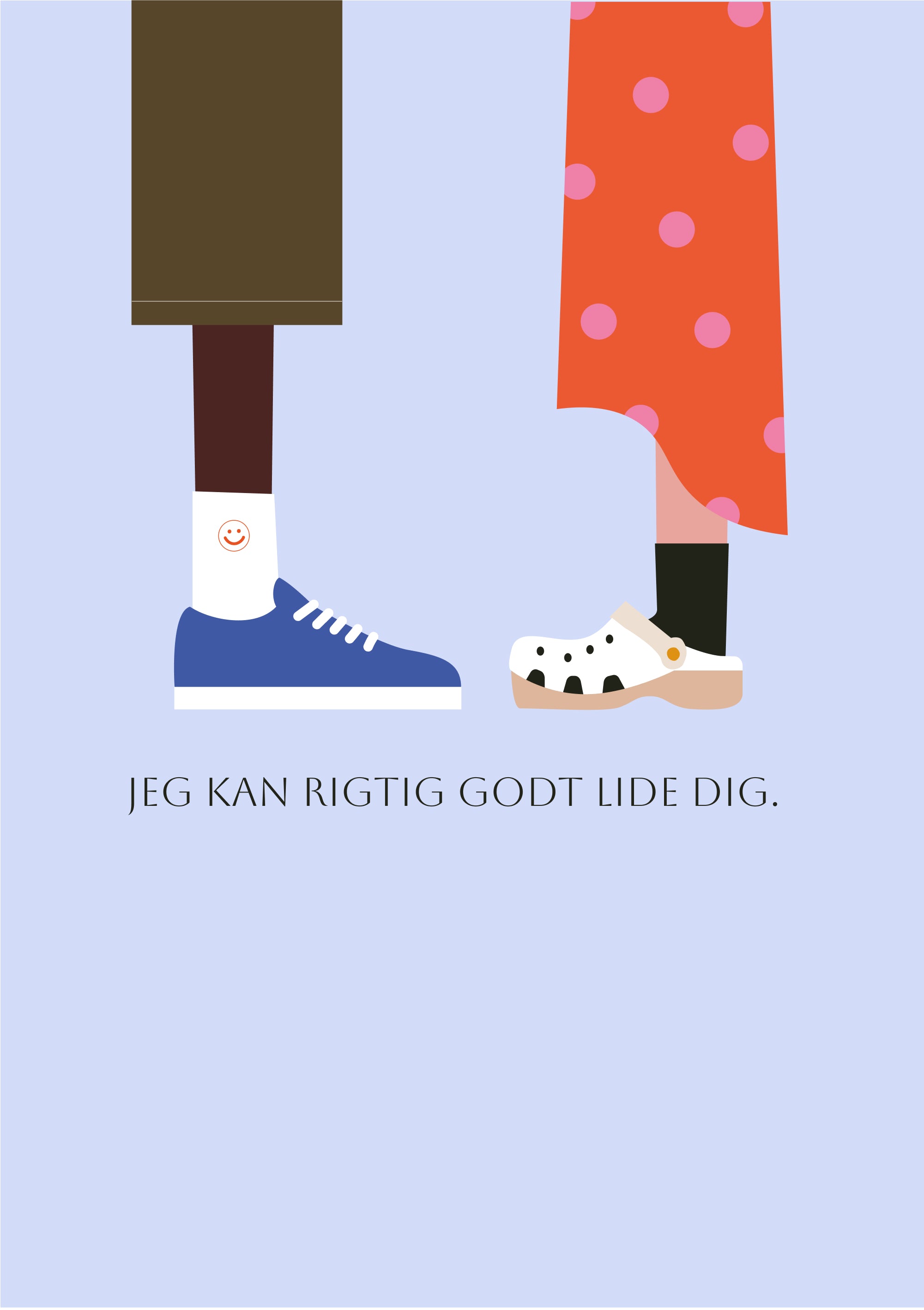 Jeg kan rigtig godt lide dig kort. Valentinsdag. Bare fordi. Kærlighed