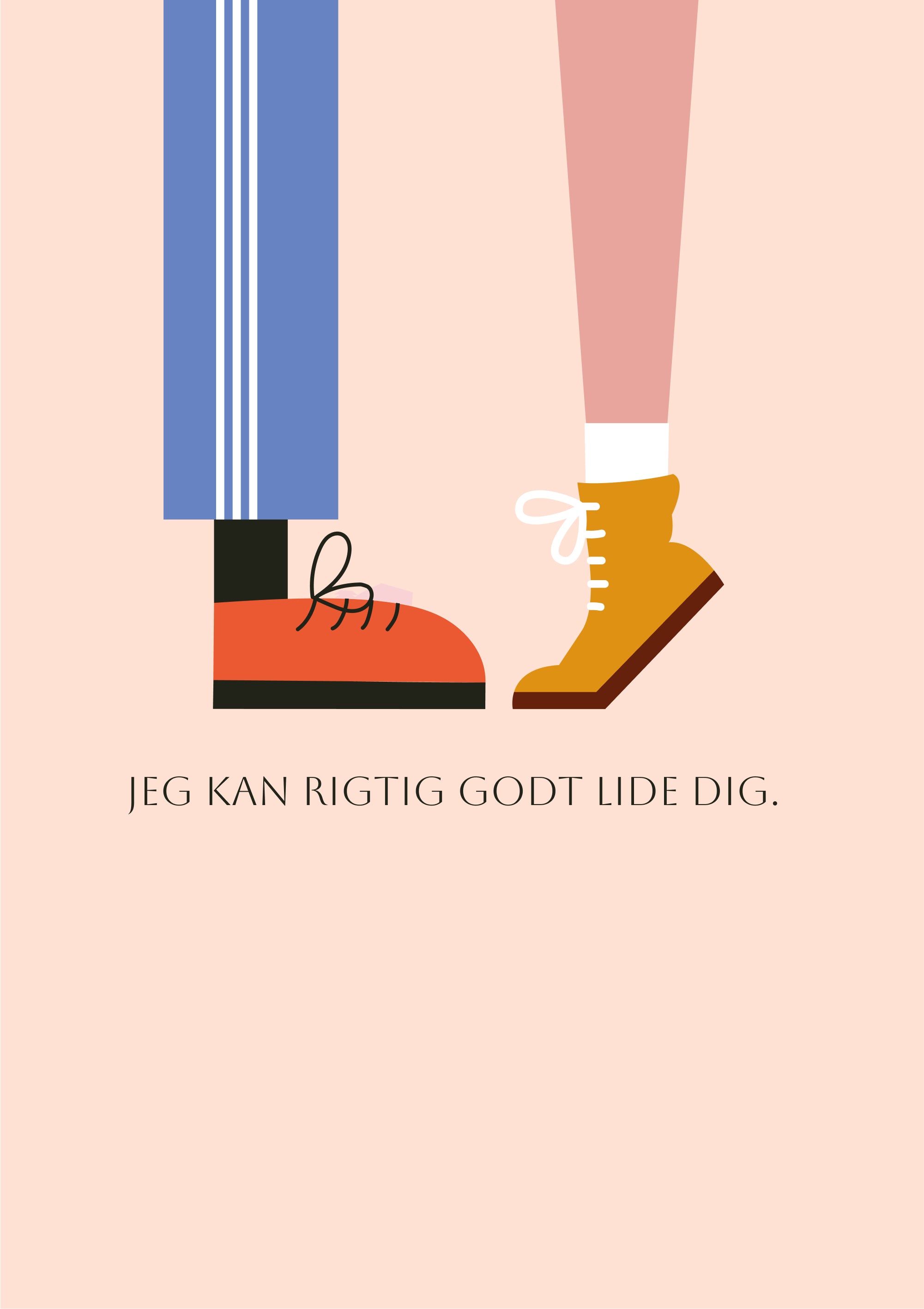Jeg kan rigtig godt lide dig kort. Valentinsdag. Bare fordi. Kærlighed