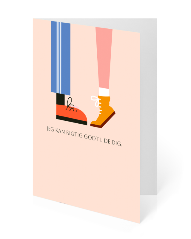 Jeg kan rigtig godt lide dig kort. Valentinsdag og bare fordi