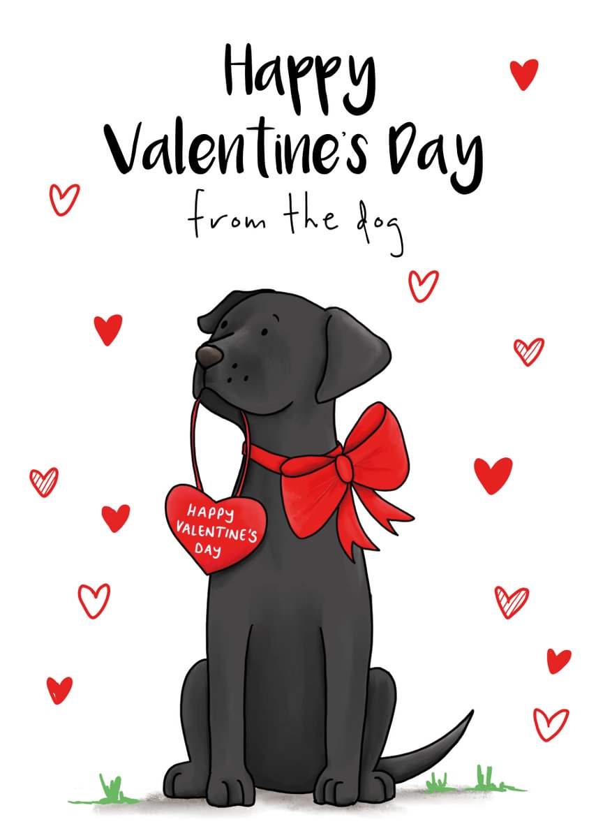 Happy Valentine's Day from the dog