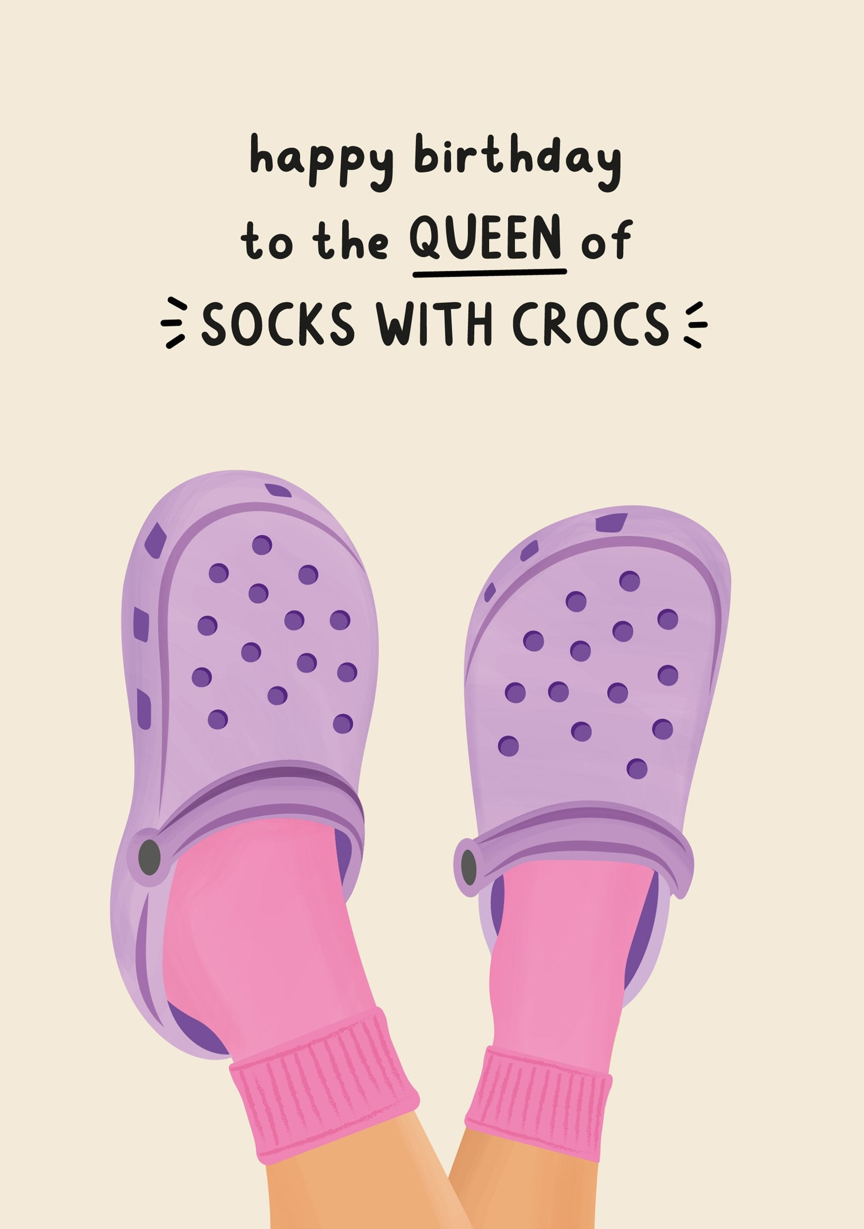 Socks with Crocs
