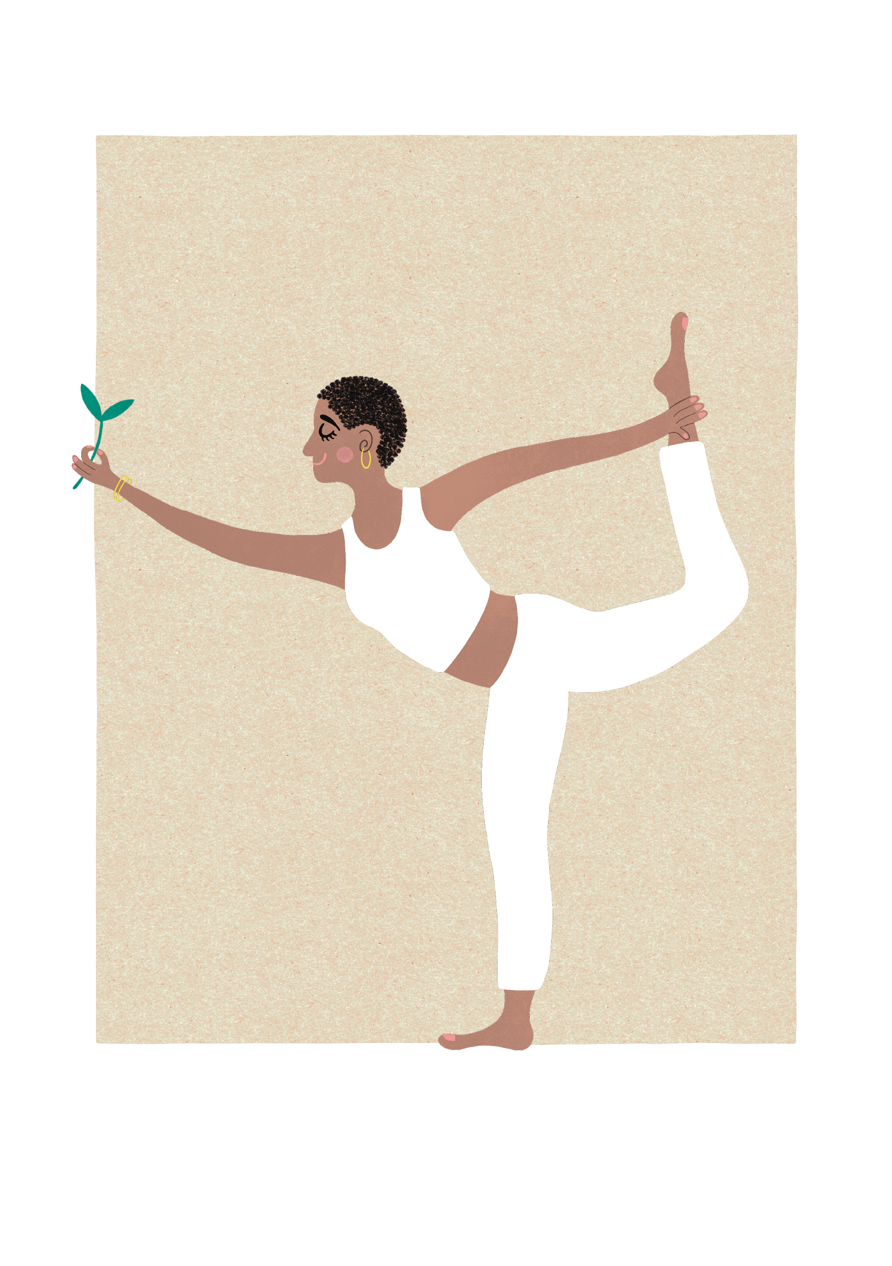 Yoga kort, balance og velvære